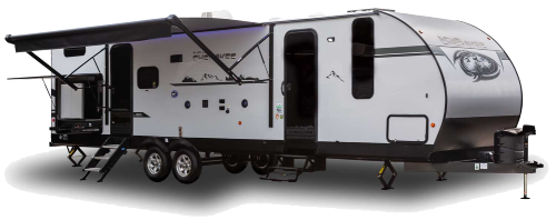 Cherokee Fifth Wheel set against a white background