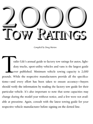 47 West Trailers Towing Guide