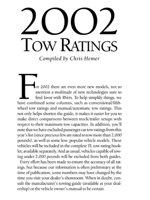 47 West Trailers Towing Guide