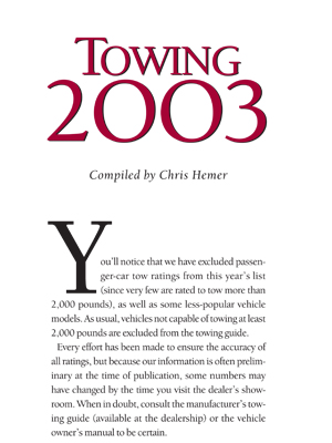 47 West Trailers Towing Guide